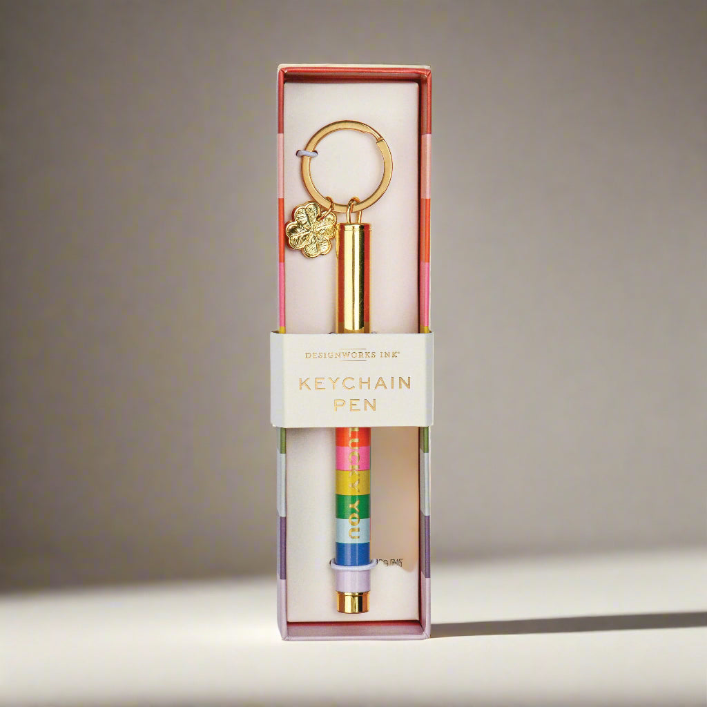 Ink Pen Keychain - Lucky You
