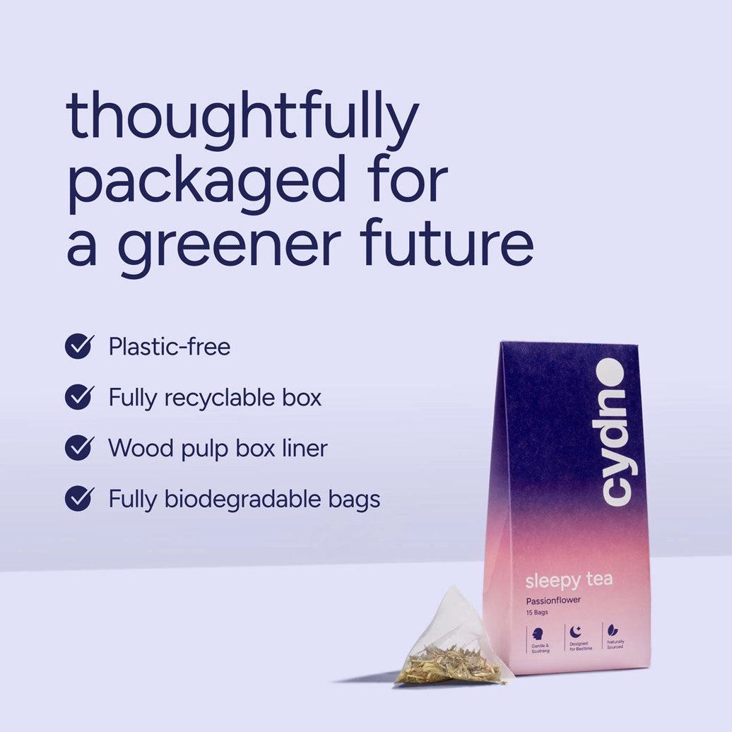 Sleepy Tea | Passionflower Tea | Plastic-Free Pyramid Bags