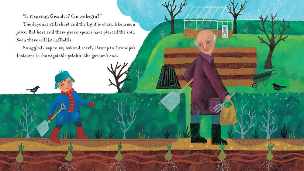 Le jardin de grand-père – Livre pour enfants