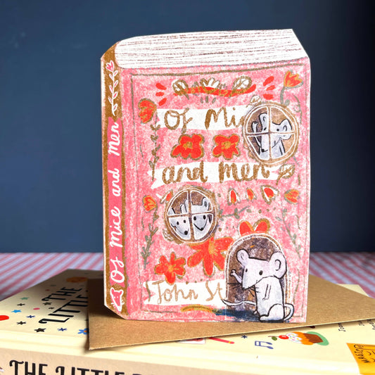 Mouse Book Dream Home Card