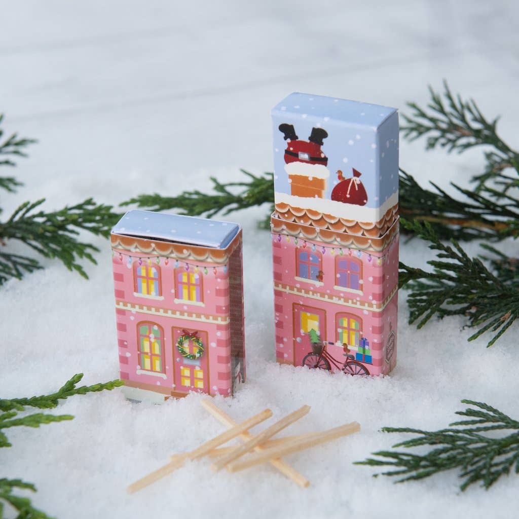 Festive Village Set Of Six Alternative Crackers