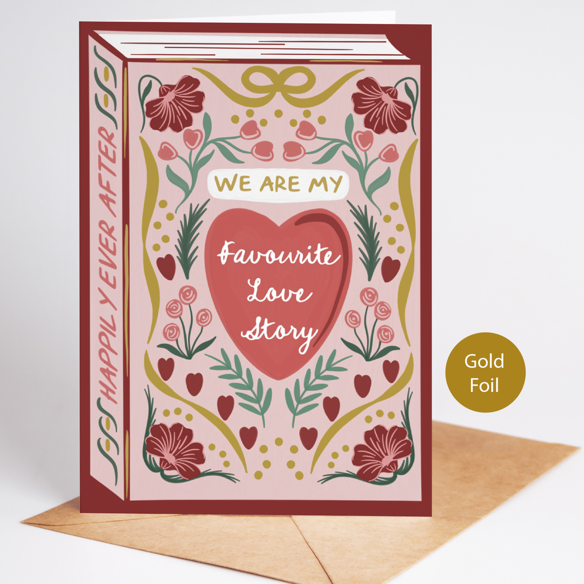 Love Card | Anniversary | Valentine's Day | Bookish
