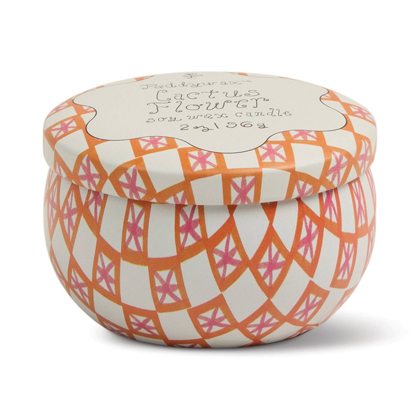 Paddywax Tulip Tin Candle - Cactus Flower
