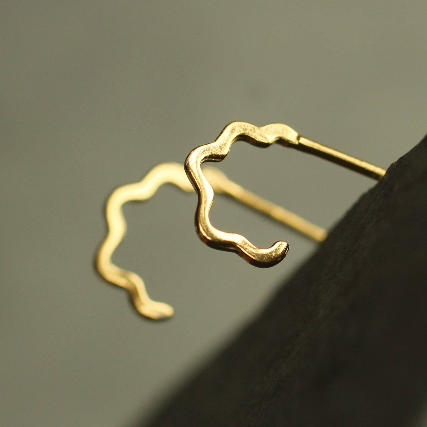 Tiny Gold Hoop Earrings