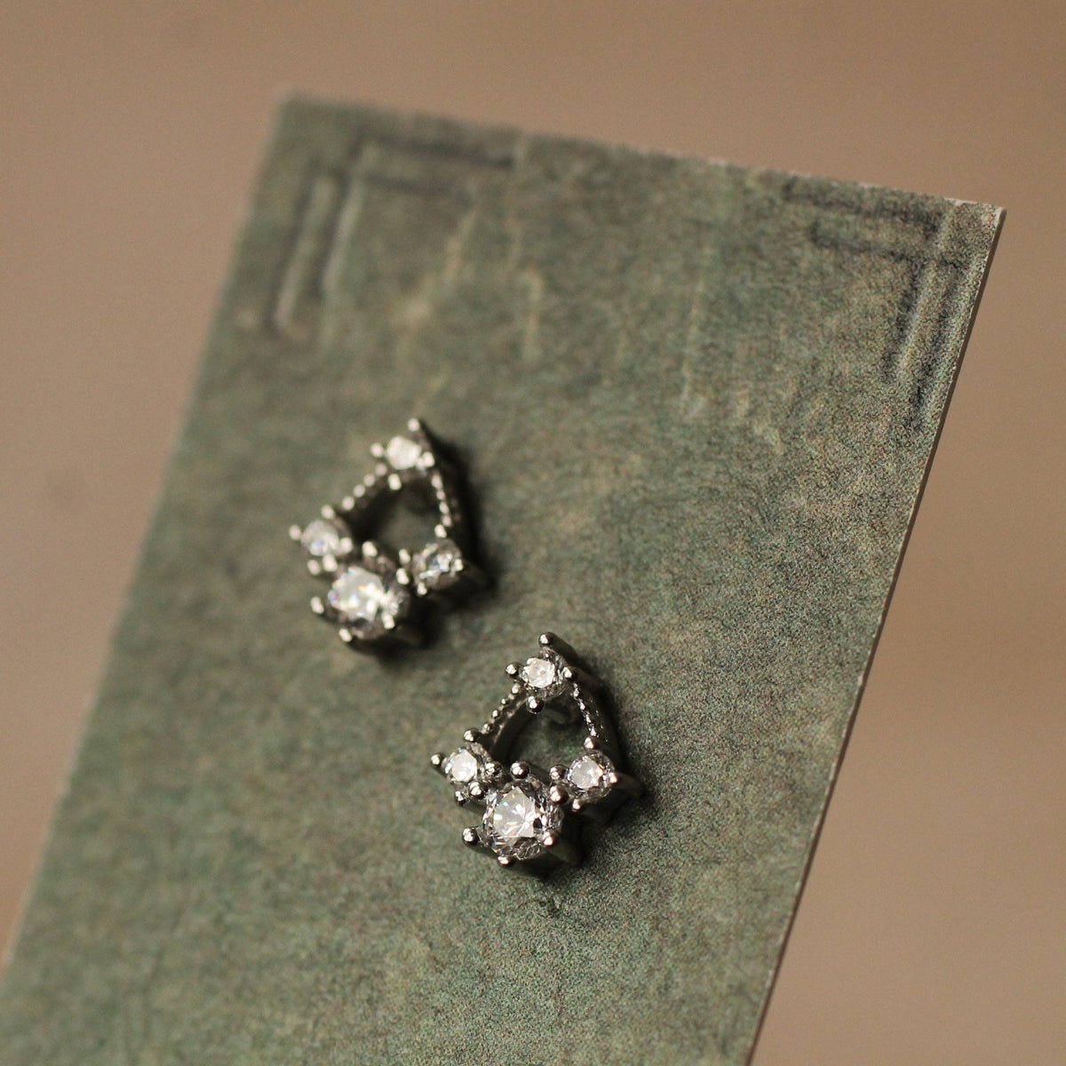 Sterling Silver Arch Stud Earrings