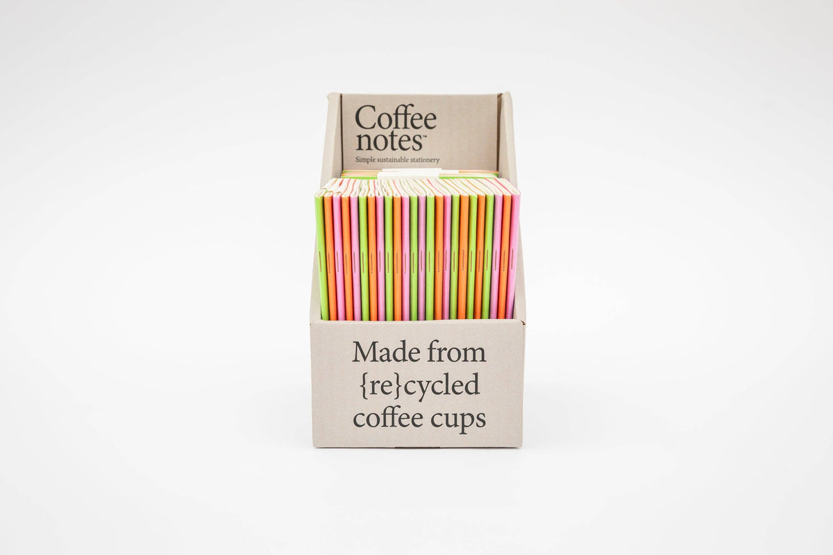 Notebook made from Recycled Coffee Cups