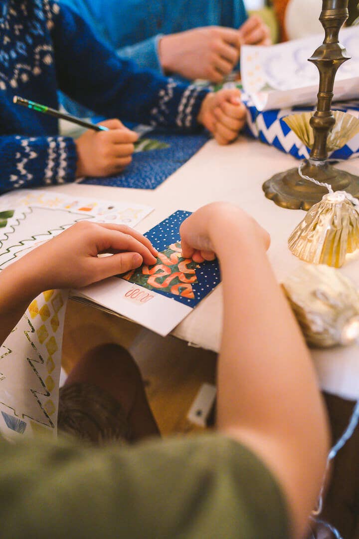 'Make Your Own Christmas Cards' Christmas Tree Set