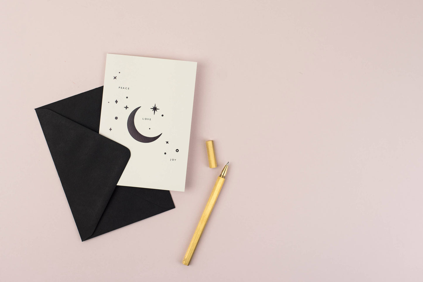 Peace Love Joy Christmas Card