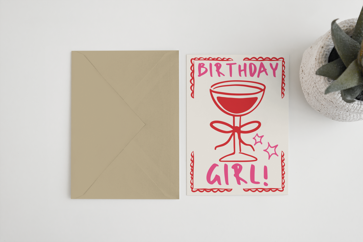 Birthday Girl A6/5x7 card