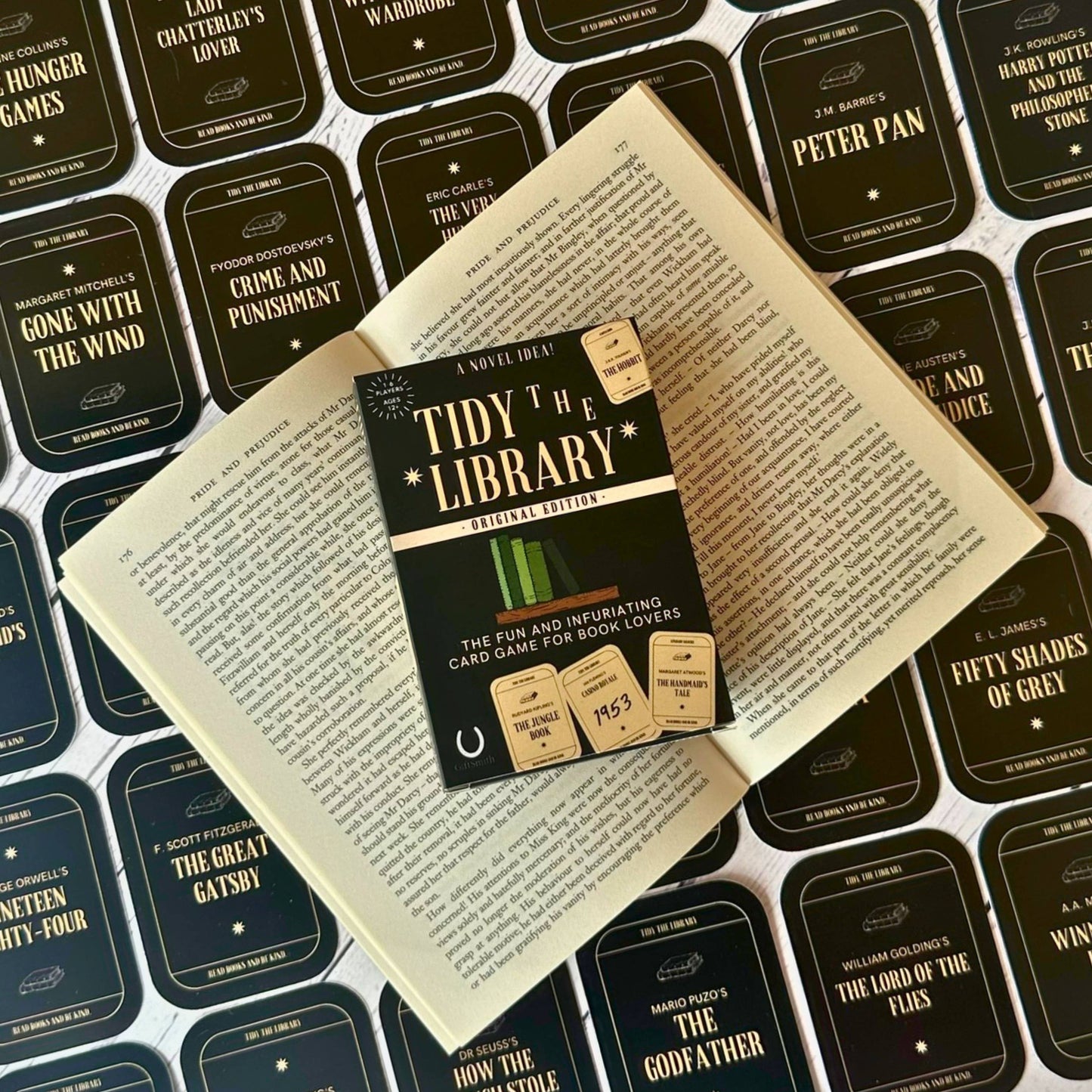 Tidy The Library: The Original Card Game for Book Lovers
