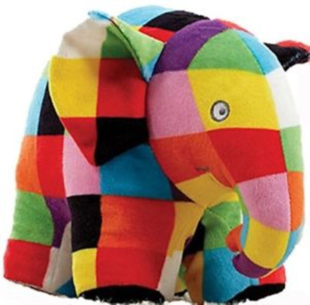 Elmer soft toy
