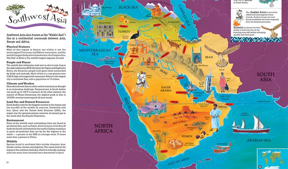 Barefoot Books World Atlas - Children's Book