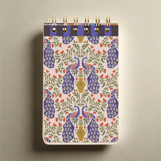 Peacock Twin Wire Notepad