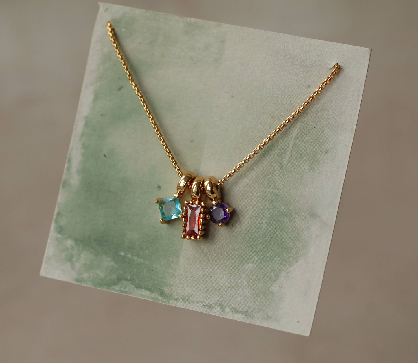 Mismatched Jewel Necklace