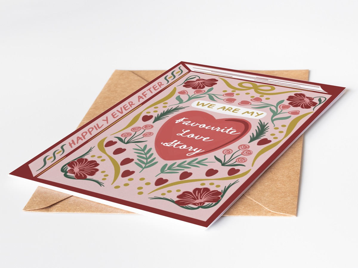 Love Card | Anniversary | Valentine's Day | Bookish