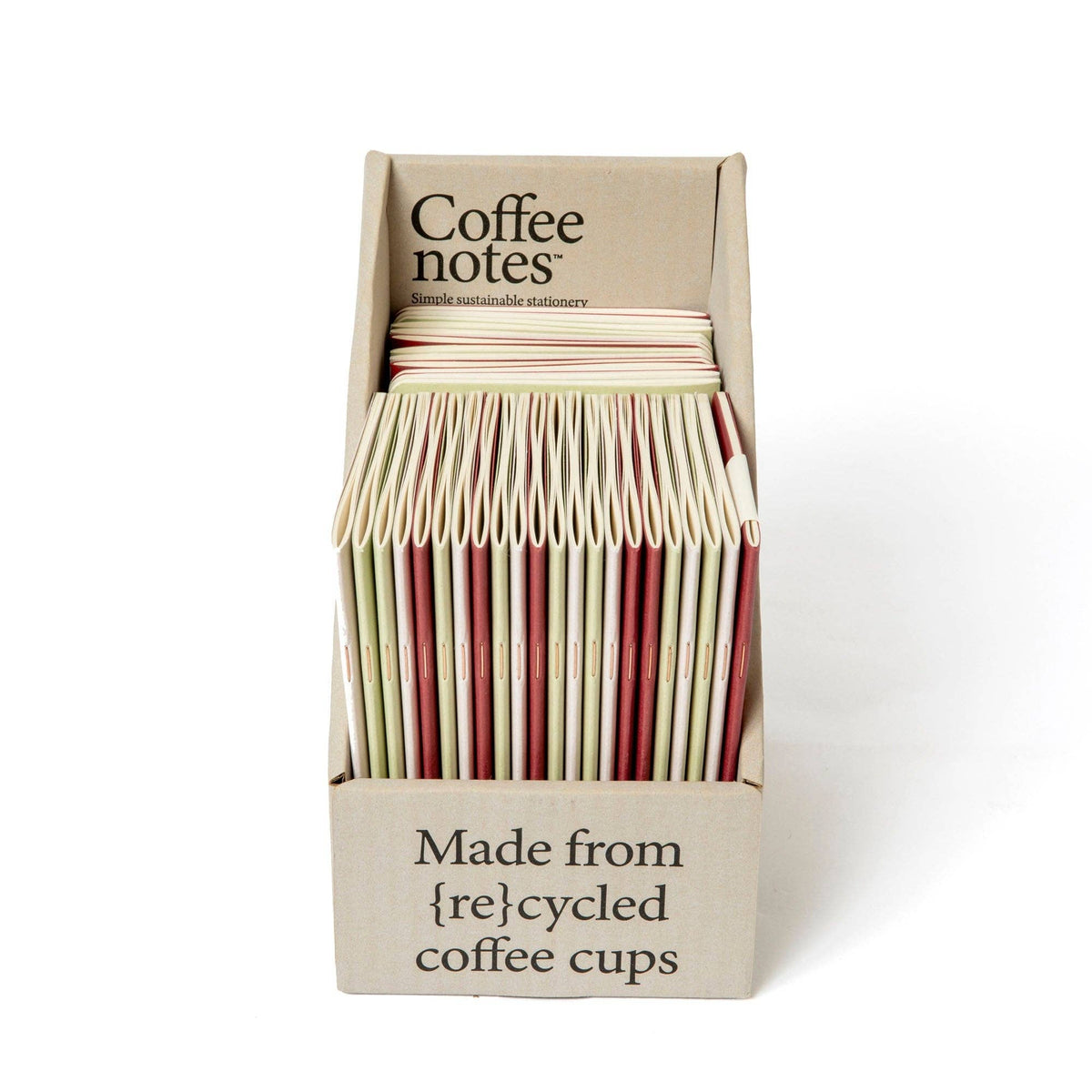 Notebook made from Recycled Coffee Cups
