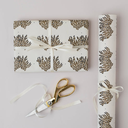 WILDFLOWERS BOTANICAL LUXURY GIFT WRAP PAPERS
