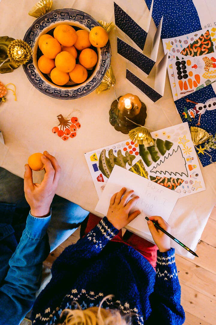 'Make Your Own Christmas Cards' Christmas Tree Set