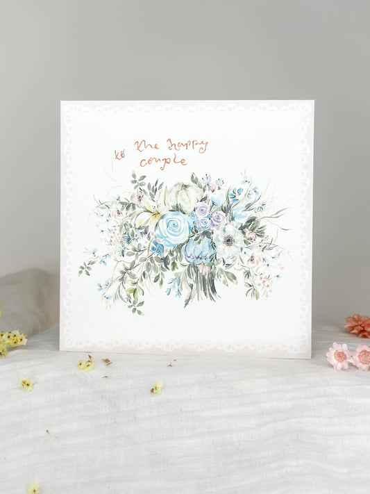 To the happy couple - Wedding card