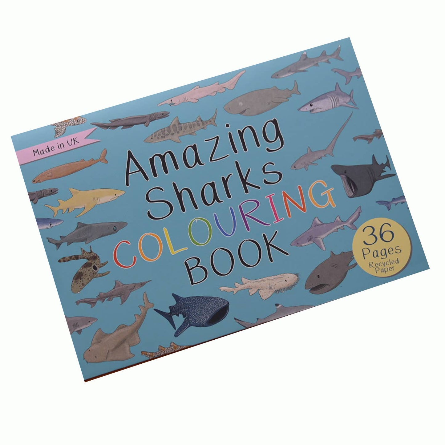 Amazing Sharks Colouring Book