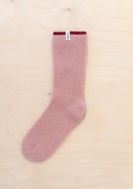 Cashmere & Merino Socks in Pink