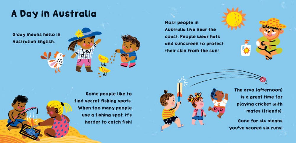 Notre monde : l'Australie - Livre pour enfants