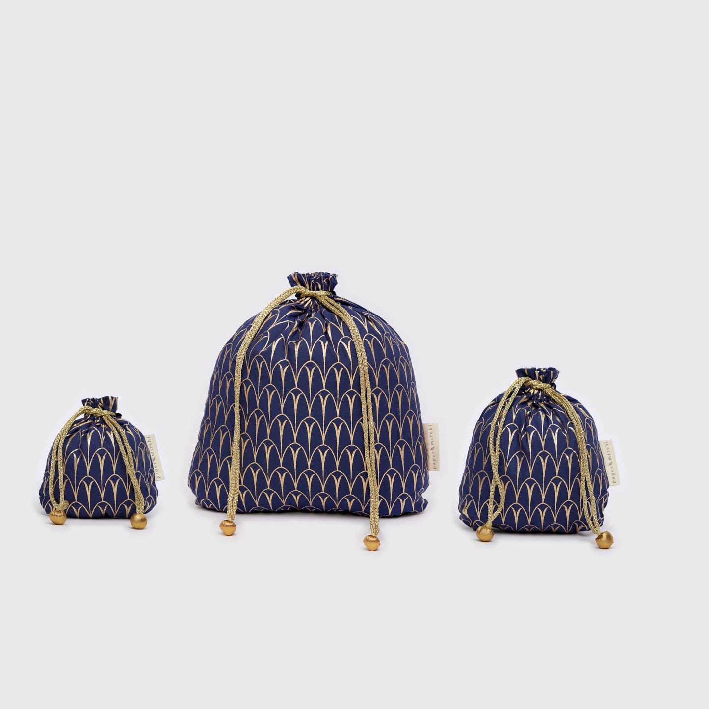 Reusable Fabric Gift Bags Double Drawstring- 2024 Collection