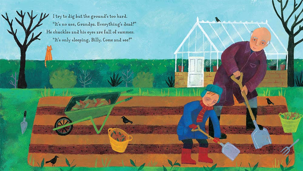 Le jardin de grand-père – Livre pour enfants