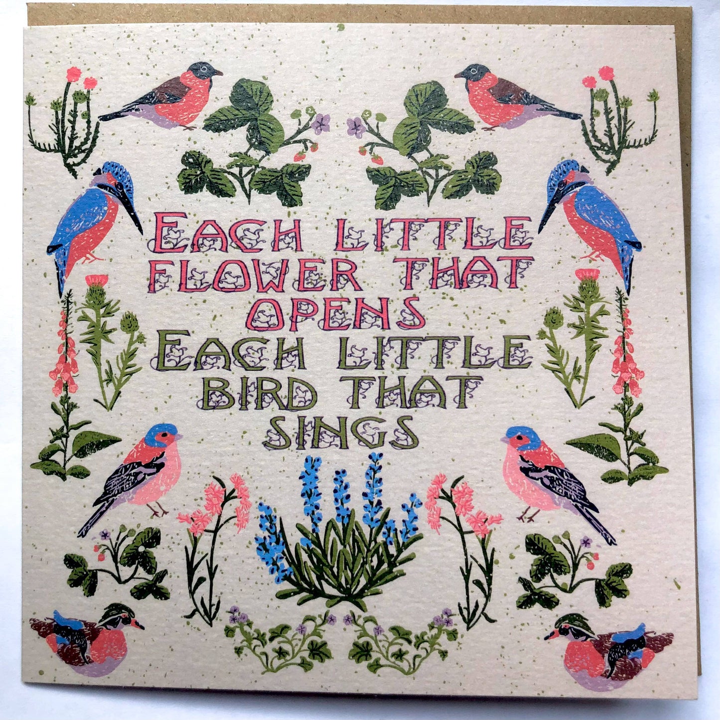 Every Occasion Card of Pretty British Wildlife