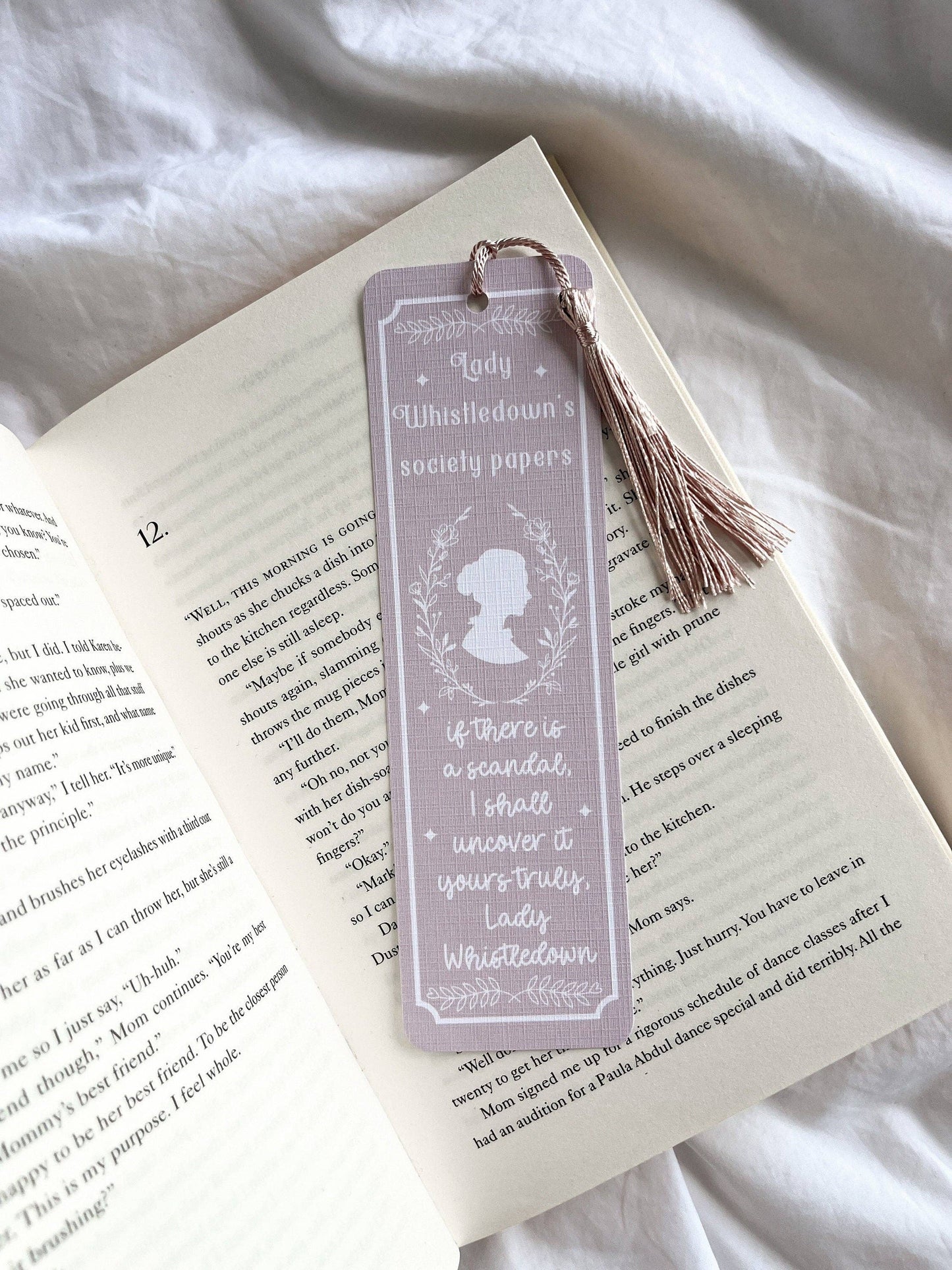 Society Papers Bookmark | Regency Romance Era