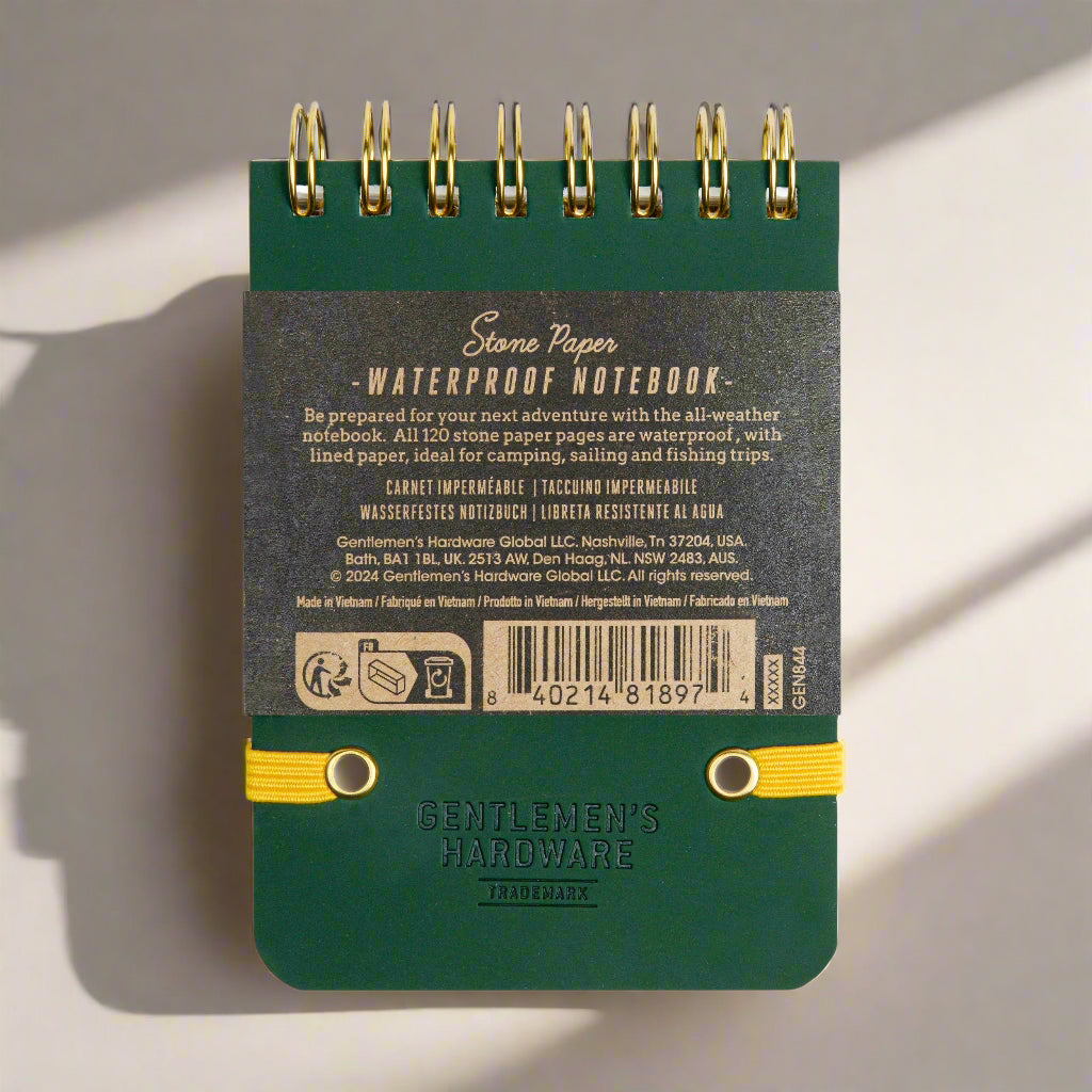 Gentlemen's Hardware Pocket Waterproof Note Book