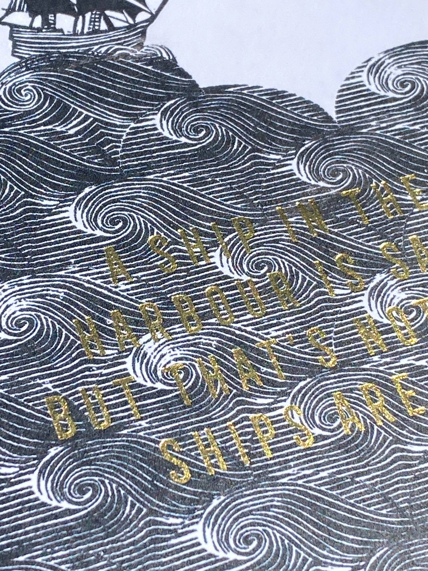 Ship In The Harbour card