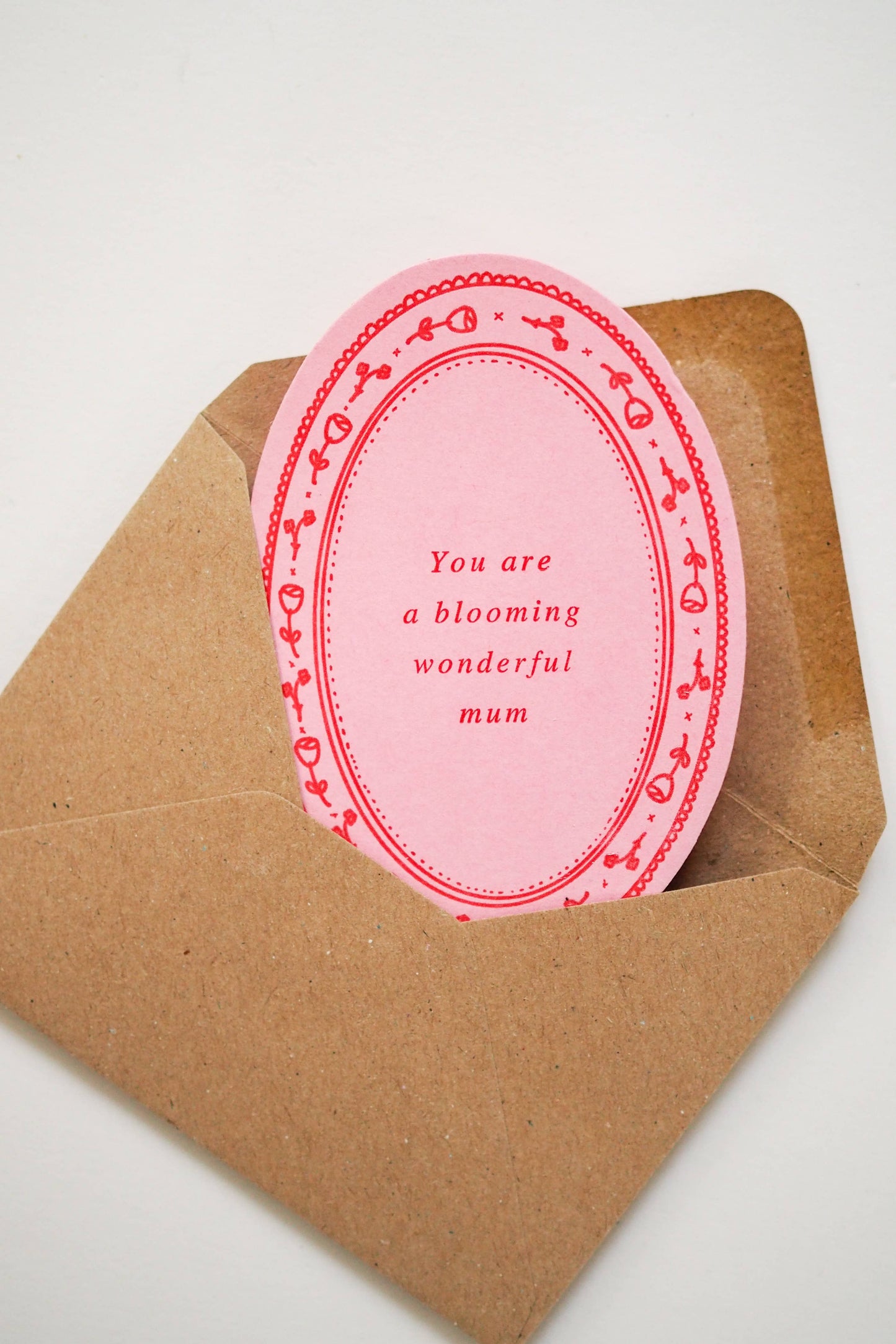 Blooming wonderful mum mini card