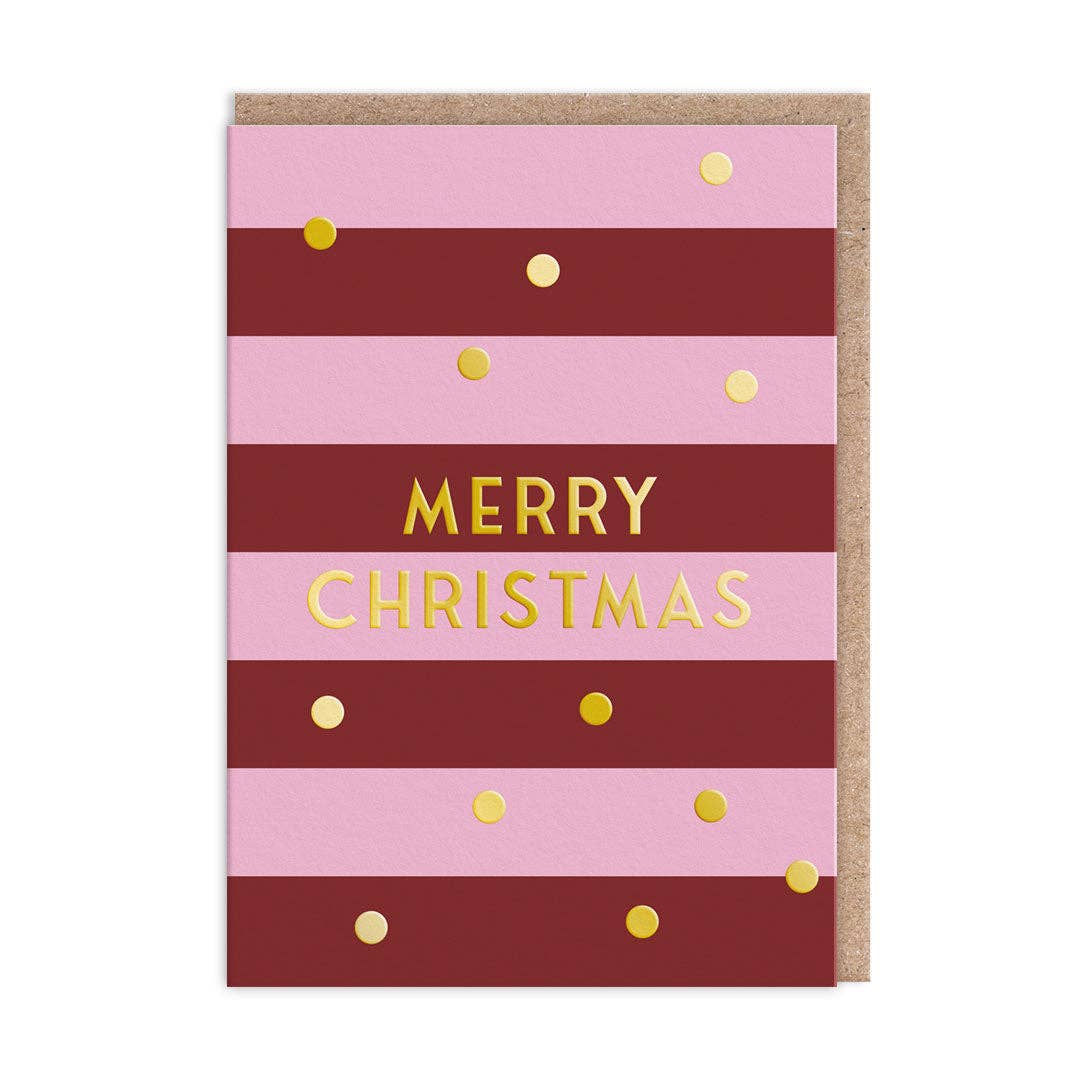Stripe x3 Charity Christmas Cards (Pack of 9) (13971)