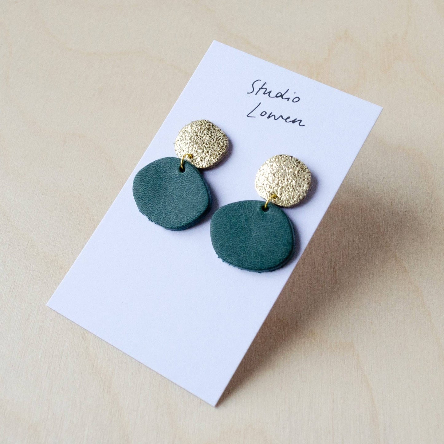 Bili Pop Leather Earrings