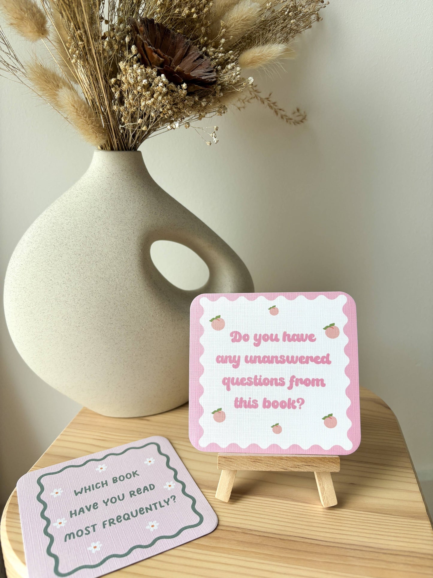 Book Club Discussion Cards | Book Club Ice Breaker Questions Card Deck