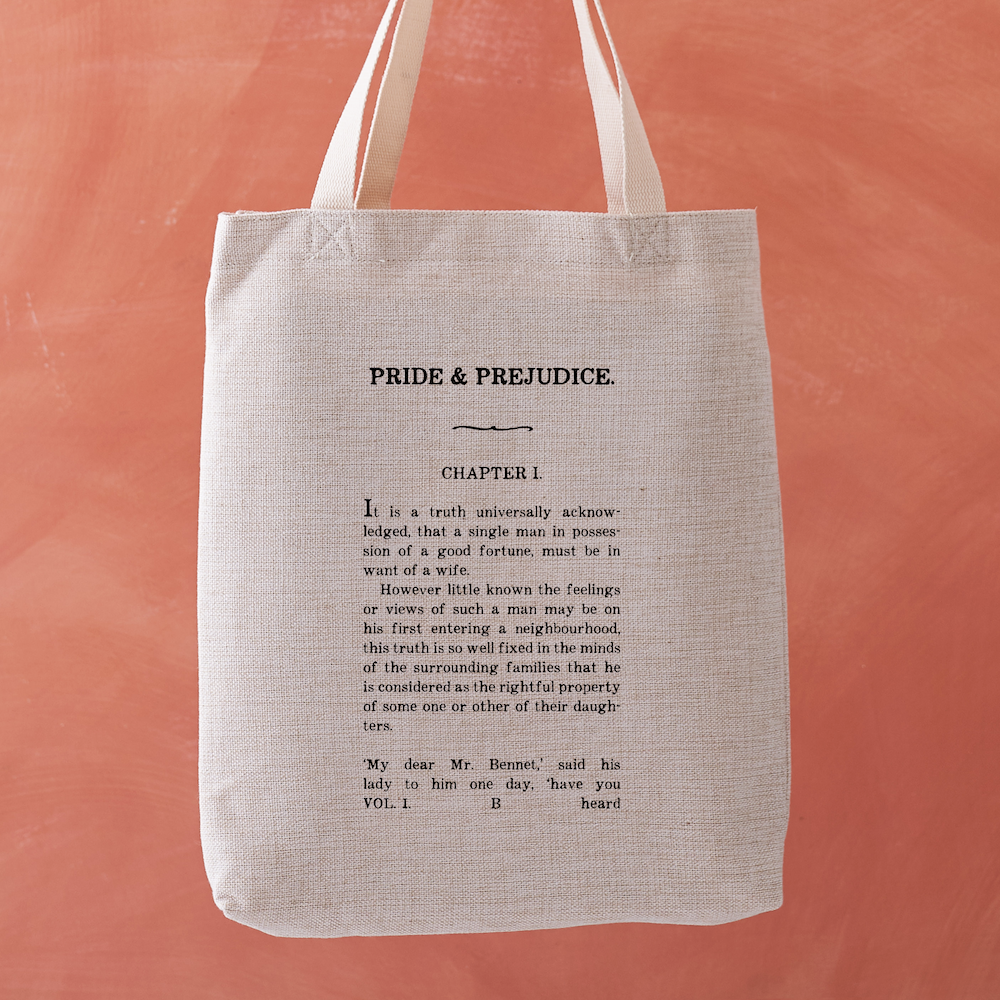 Pride and Prejudice First Edition Tote Bag – Chapter One