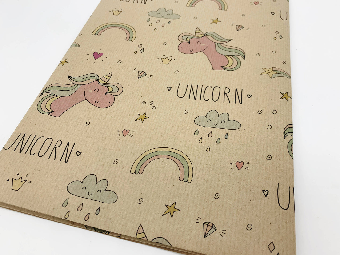 Unicorn Recycled Kraft Wrapping Pape