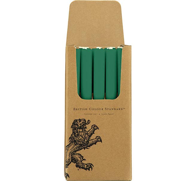 Beryl Green Eco Dinner Candles, 25 per pack