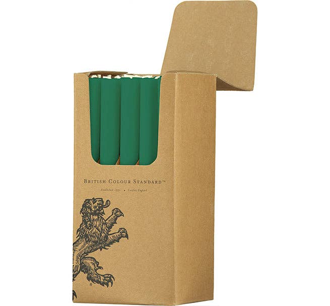 Beryl Green Eco Dinner Candles, 25 per pack