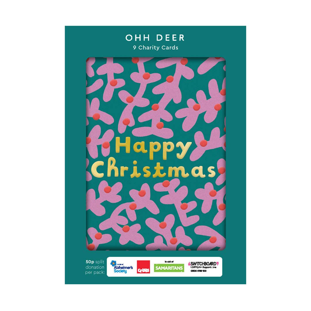 Mélanie Johnsson x 3 Charity Christmas Cards (Pack of 9) (12810)