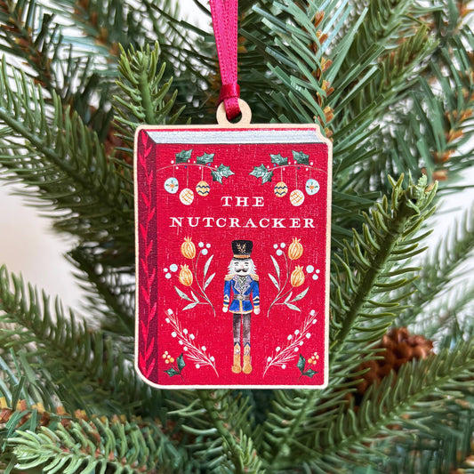 The Nutcracker Festive Book Wooden Decoration