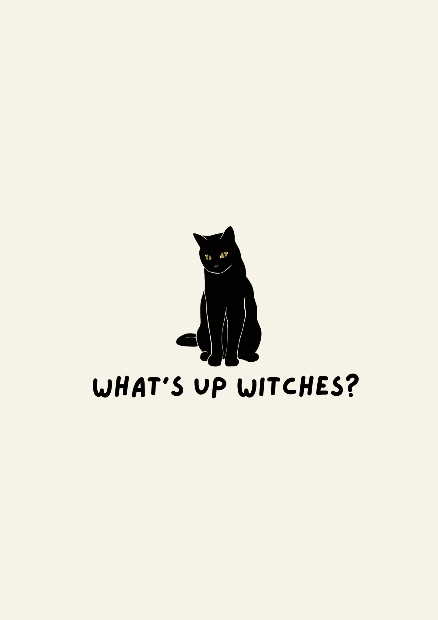 What’s up witches cat print