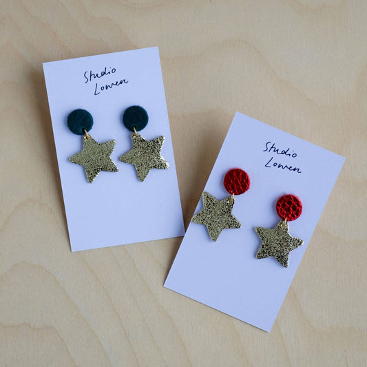 Star Drop Earrings