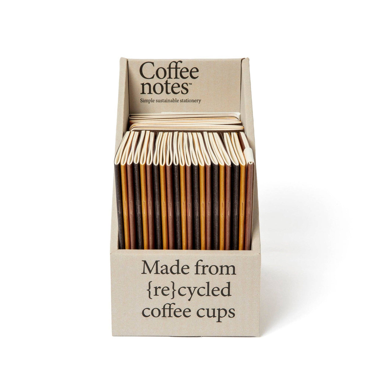 Notebook made from Recycled Coffee Cups