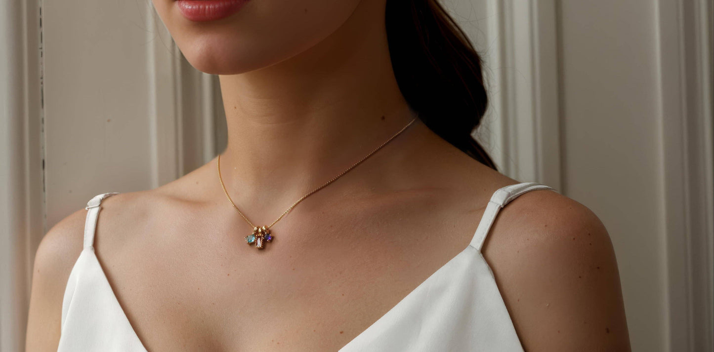 Mismatched Jewel Necklace