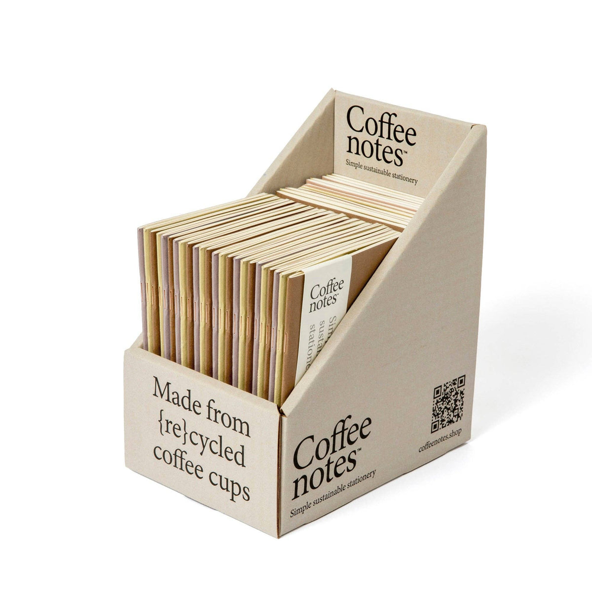 Notebook made from Recycled Coffee Cups