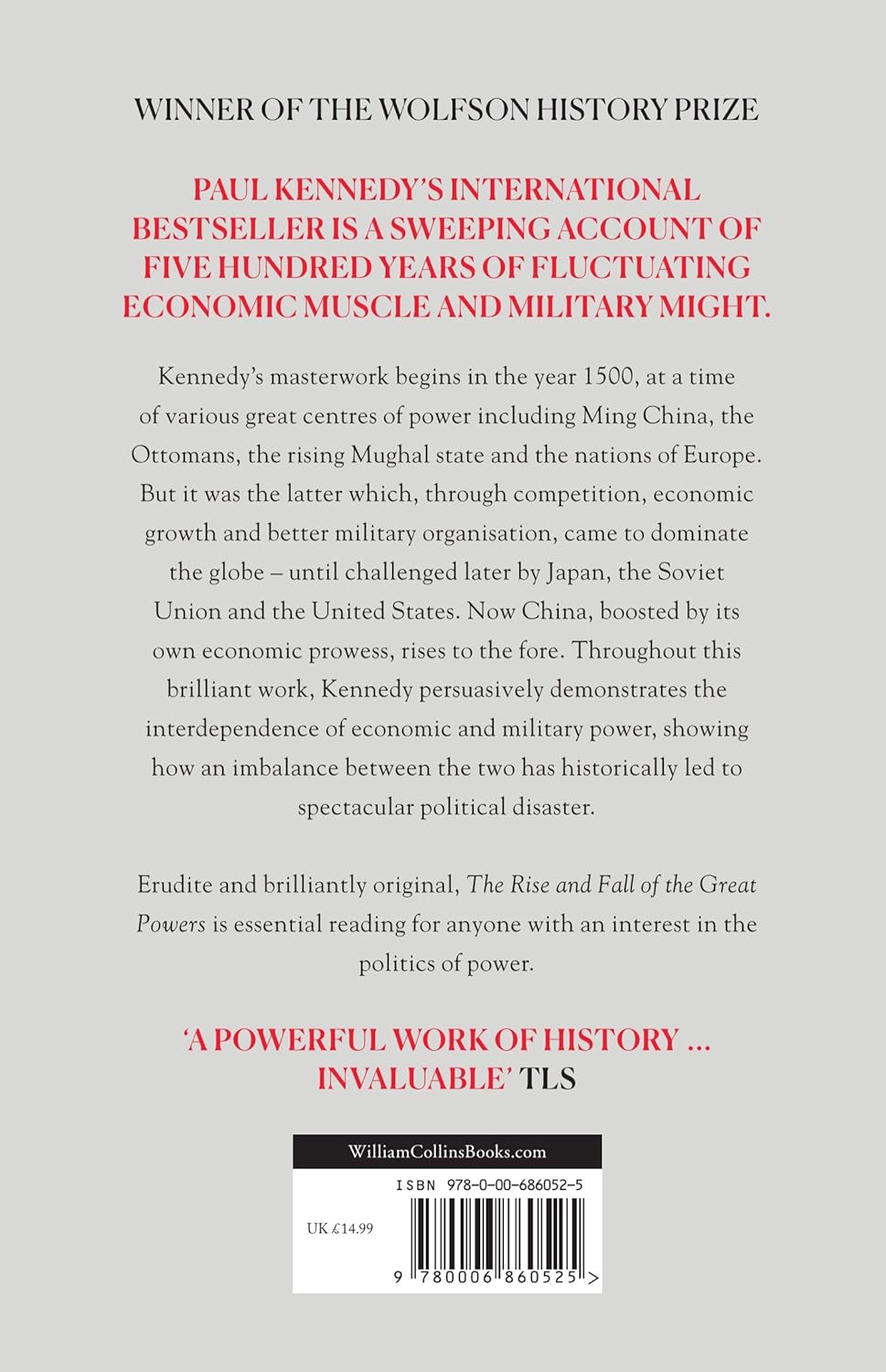 The Rise and Fall of the Great Powers by Paul Kennedy