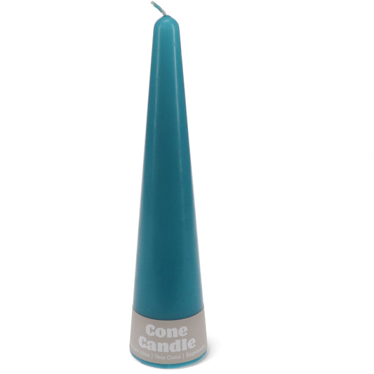 Tall Cone Candle - Dark Blue