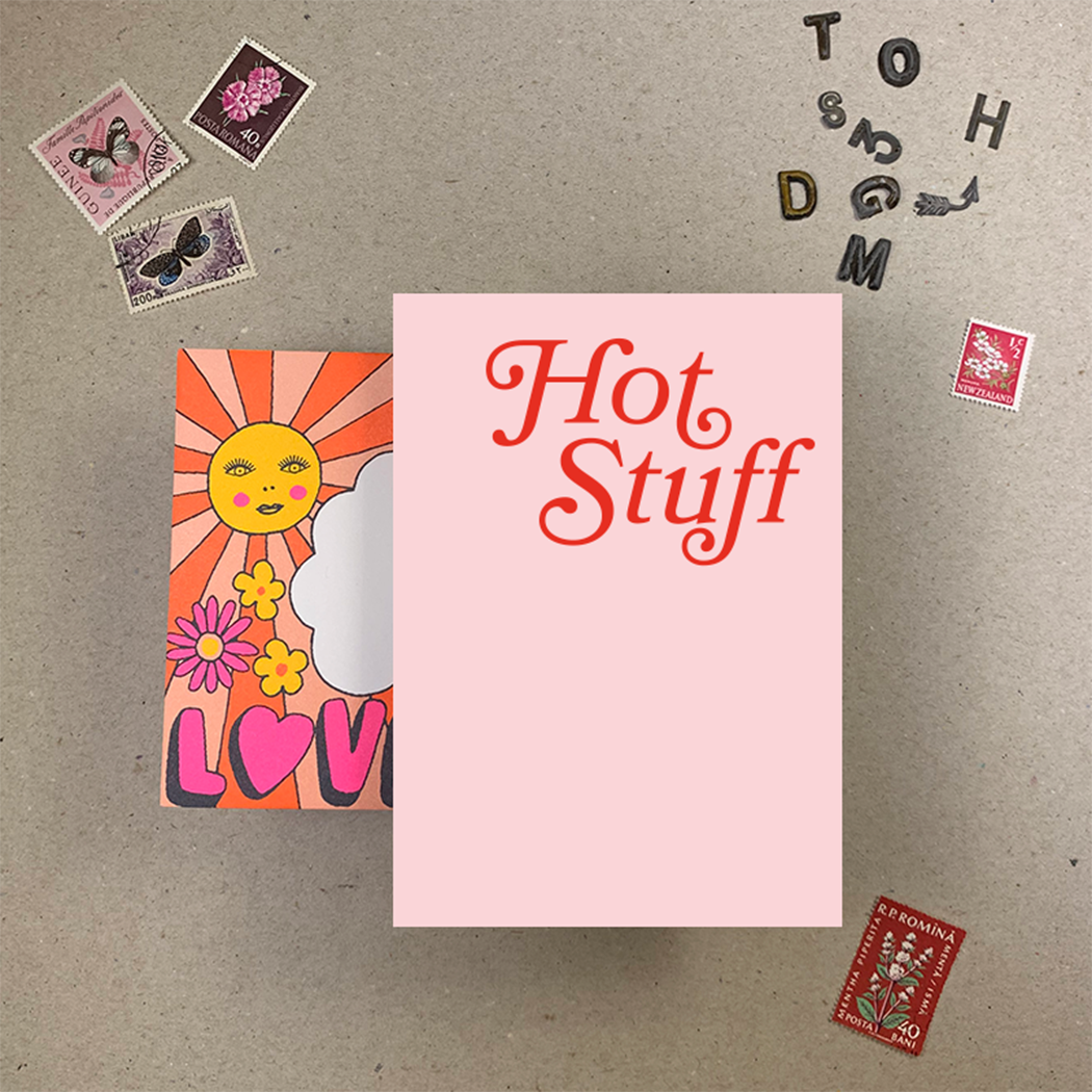 Hot Stuff Card - 1970’s Inspired Design